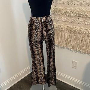 Snakeskin pants